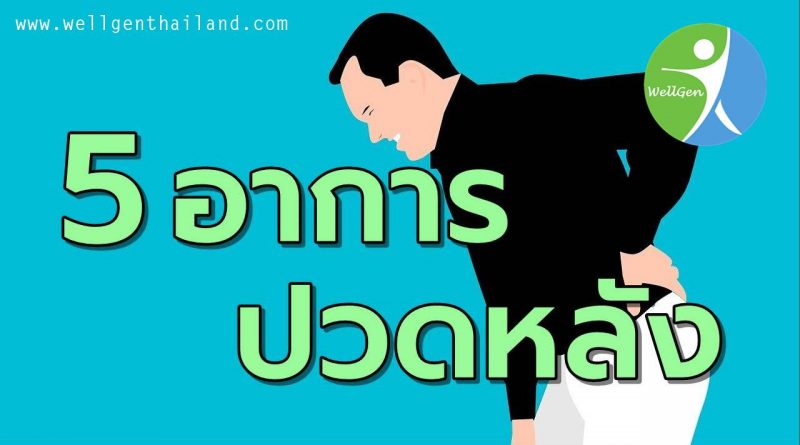 5อาการปวดหลังแบบไหนอันตราย