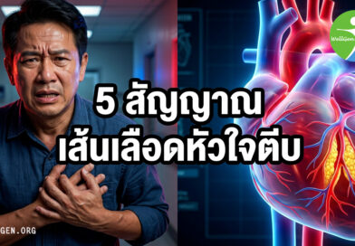 5 สัญญาณเตือน "เส้นเลือดหัวใจตีบ" ภัยเงียบอันดับ 1 ที่คนส่วนใหญ่คิดว่าเป็นแค่กรดไหลย้อน!