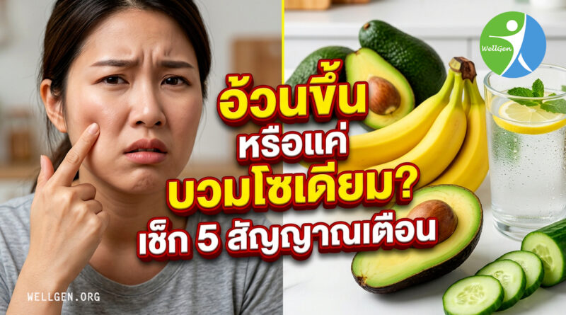 อ้วนขึ้นหรือแค่บวมโซเดียม เช็ก5สัญญาณเตือน